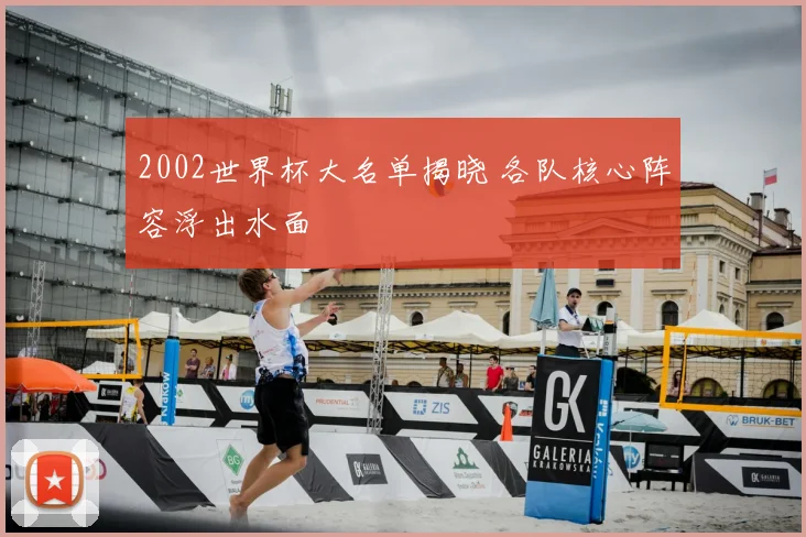 2002世界杯大名单揭晓 各队核心阵容浮出水面